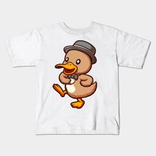 Dancer Duck Kids T-Shirt